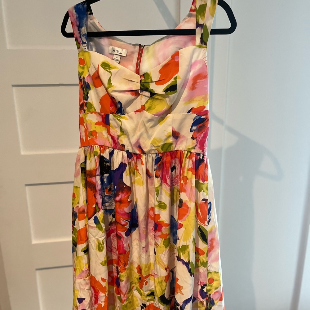 Alyx Multicolor Floral Kids Dress